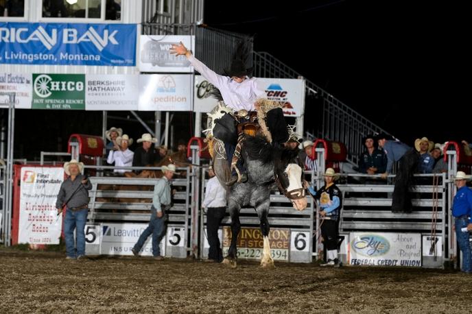 Bronc riding