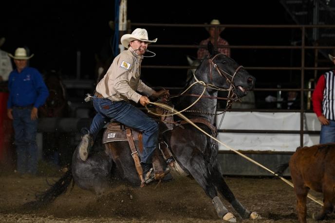 Calf roping